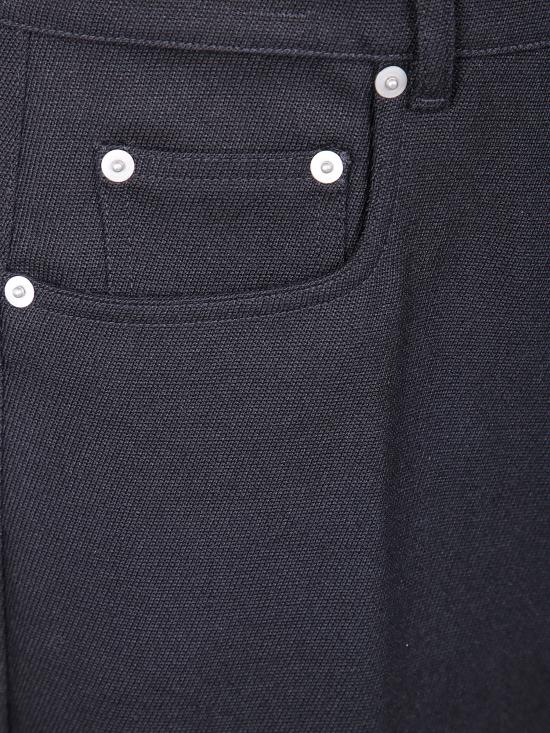 25FW 릭 오웬스 스트레이트 팬츠 RR02E1335WD 09 BLACK - RICK OWENS