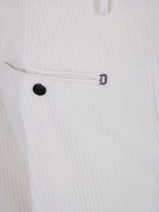 25FW 돈답 스트레이트 팬츠 UP688VS0031A27 017 WHITE - DONDUP