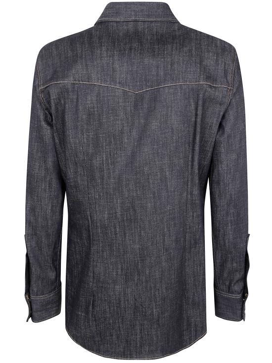 25FW 디스퀘어드2 긴팔 셔츠 S71DM0810S30357 900 BLACK - DSQUARED2