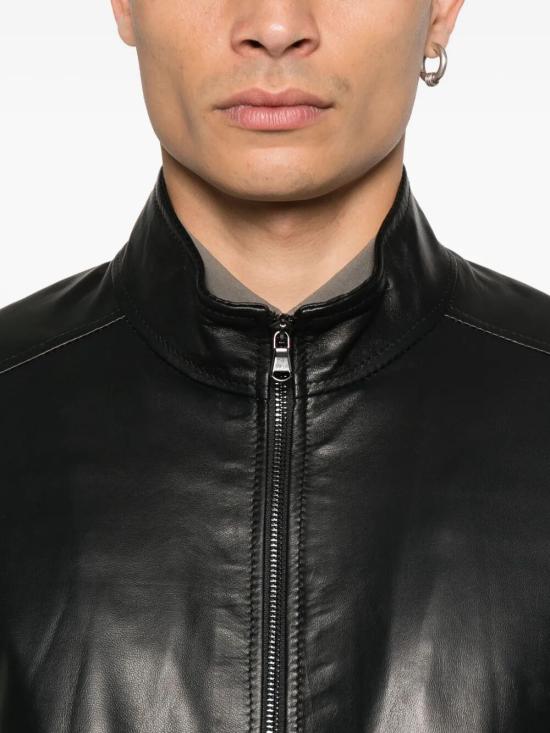 25FW 발바 가죽 자켓 DAKOTA51205 99 BLACK - BARBA