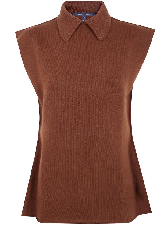 25FW 소피 드후레 베스트 MAYYCOM CHESTNUT BROWN