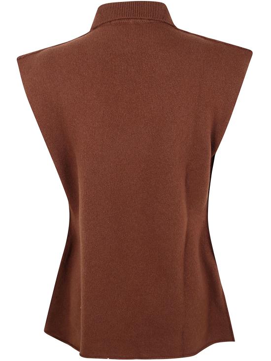 25FW 소피 드후레 베스트 MAYYCOM CHESTNUT BROWN - SOFIE D'HOORE