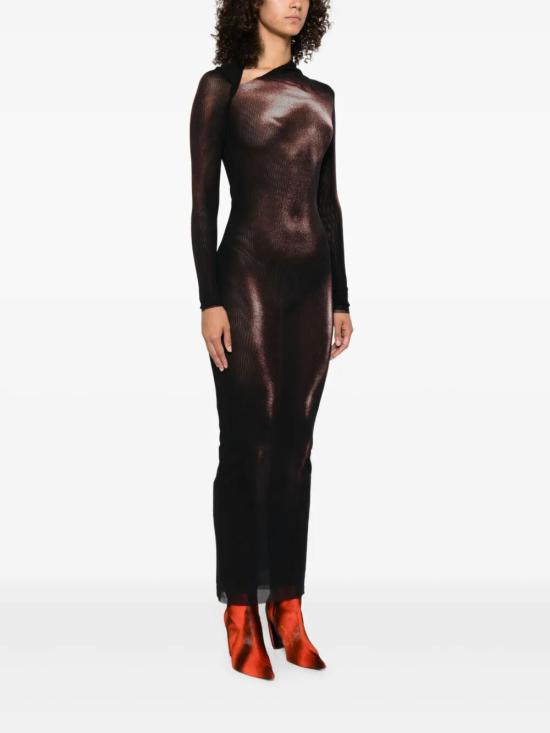 25FW 장 폴 고티에 롱 원피스 2504WDR051M010P 0060 BLACK - JEAN PAUL GAULTIER