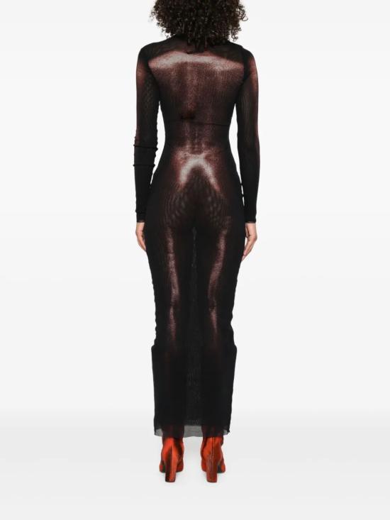 25FW 장 폴 고티에 롱 원피스 2504WDR051M010P 0060 BLACK - JEAN PAUL GAULTIER