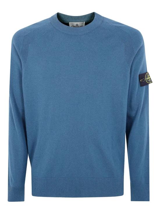 25FW 스톤 아일랜드 스웨터 K2S155100045S00B4 V0057 BLUE - STONE ISLAND