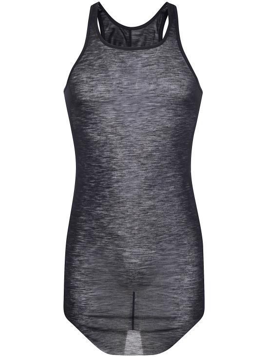 25FW 릭 오웬스 민소매 티셔츠 RU02E1150RJWR 09 BLACK