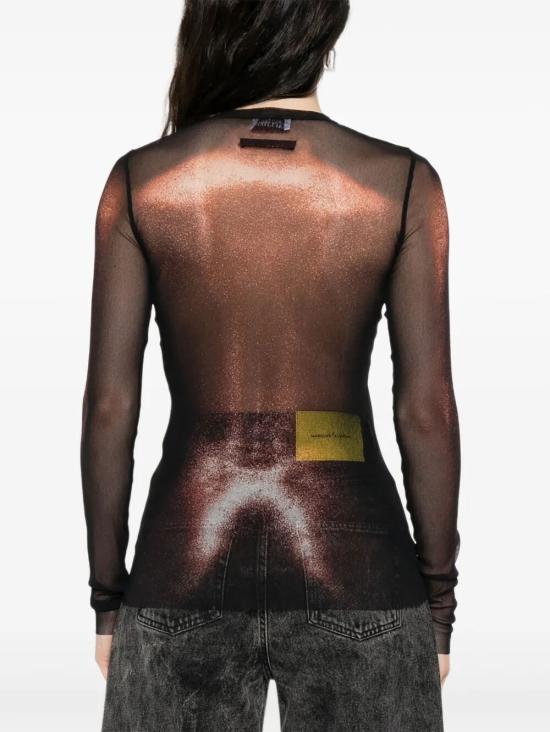 25FW 장 폴 고티에 반팔 티셔츠 2504WTO366M010P 0060 BLACK - JEAN PAUL GAULTIER