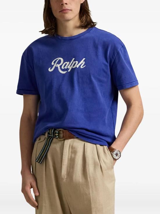25FW 폴로 랄프로렌 반팔 티셔츠 710936401010 GRAPHIC BLUE - POLO RALPH LAUREN