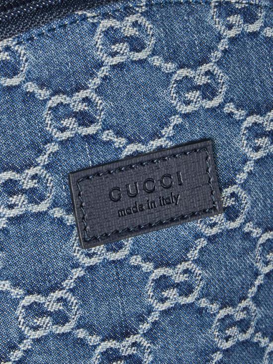 25FW 구찌 데님 모노그램 백팩 782708FAEI7 4242 BLUE - GUCCI