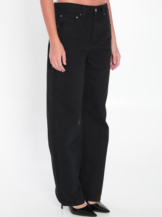 25FW 케이트 스트레이트 팬츠 1157913 078 BLACK - KHAITE