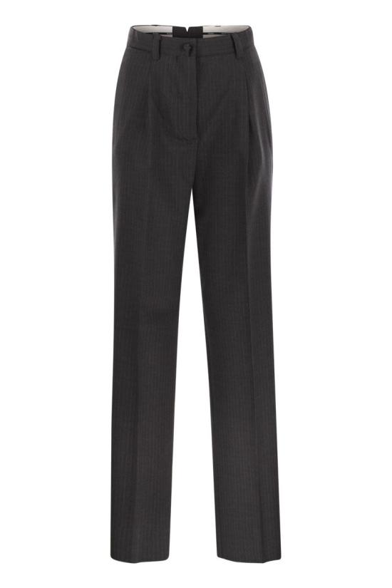 25FW 위켄드막스마라 스트레이트 팬츠 2525136026600 002 GREY