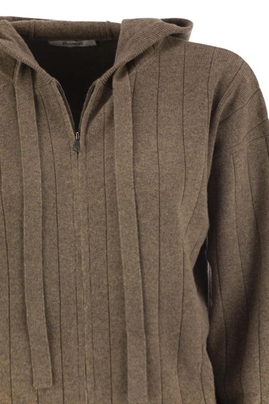 25FW 막스마라 루비에라 지퍼 니트 가디건 2521346029600 002 CAMEL - MAX MARA