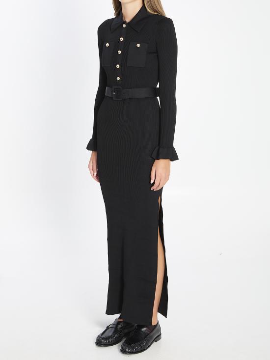 25FW 셀프 포트레이트 롱 원피스 AW25007X BLACK - SELF PORTRAIT