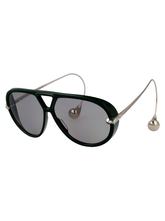 25SS 보테가베네타 선글라스 BV1273S 008 GREEN SILVER GREY - BOTTEGA VENETA