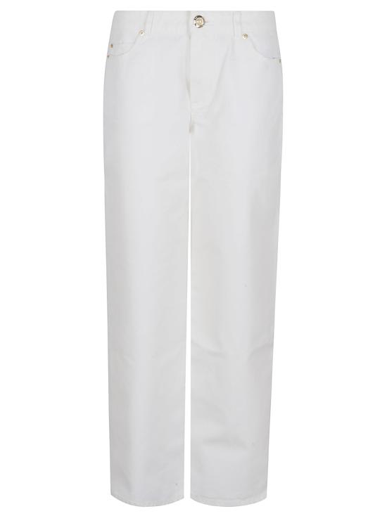 25FW 발망 데님 팬츠 FF1MI050DF78 0FC BLANC CASS