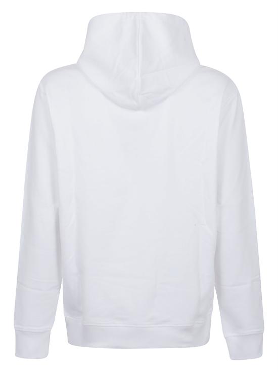 25FW 발망 후드 티셔츠 DH1JT047BC78 GAB BLANC NOIR - BALMAIN