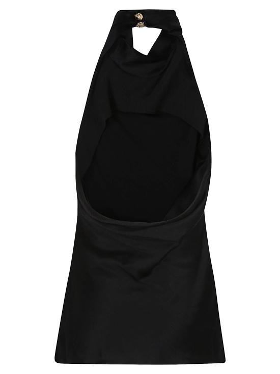 25FW 발망 민소매 티셔츠 FF1AE165SE94 0PA NOIR - BALMAIN