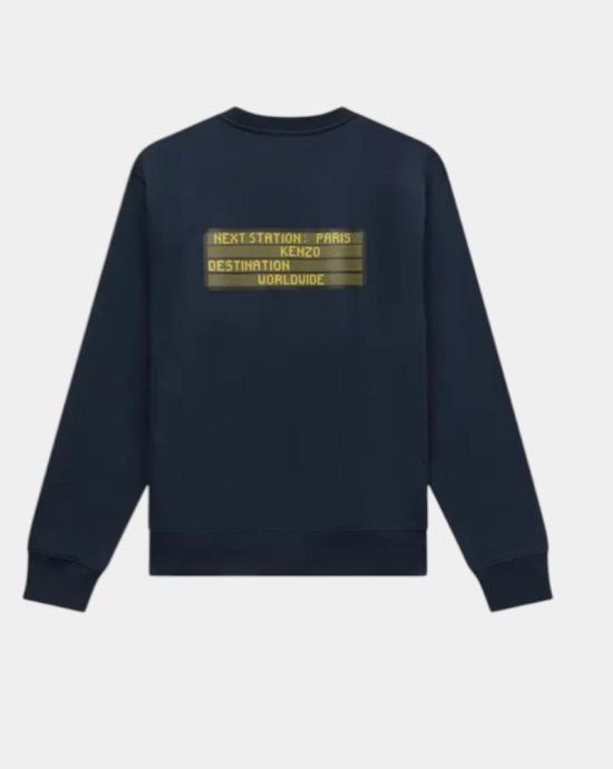 25FW 겐조 긴팔 티셔츠 F65SW2564MC 79 Blue - KENZO