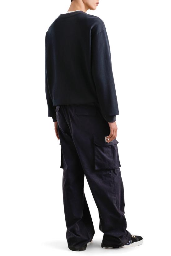 25FW 돌체앤가바나 긴팔 티셔츠 G9AHSZG7PGB B0665 BLU SCURISSIMO 1 - DOLCE & GABBANA