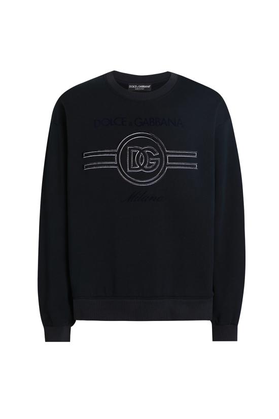 25FW 돌체앤가바나 긴팔 티셔츠 G9AHSZG7PGB B0665 BLU SCURISSIMO 1