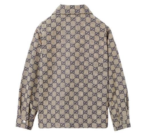 24FW [키즈] 구찌 롱 자켓/코트 784503 XWA2M9118 Milk blue - GUCCI