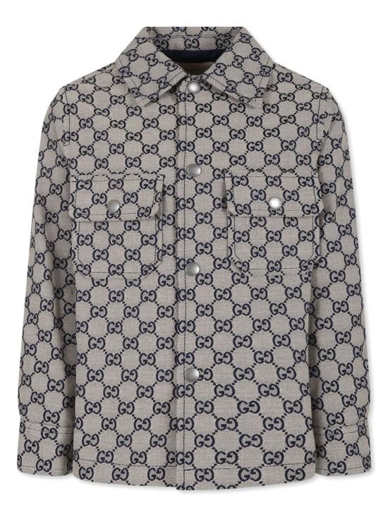 24FW [키즈] 구찌 롱 자켓/코트 784503 XWA2M9118 Milk blue - GUCCI