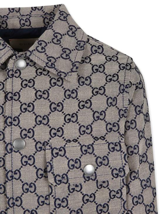 24FW [키즈] 구찌 롱 자켓/코트 784503 XWA2M9118 Milk blue - GUCCI