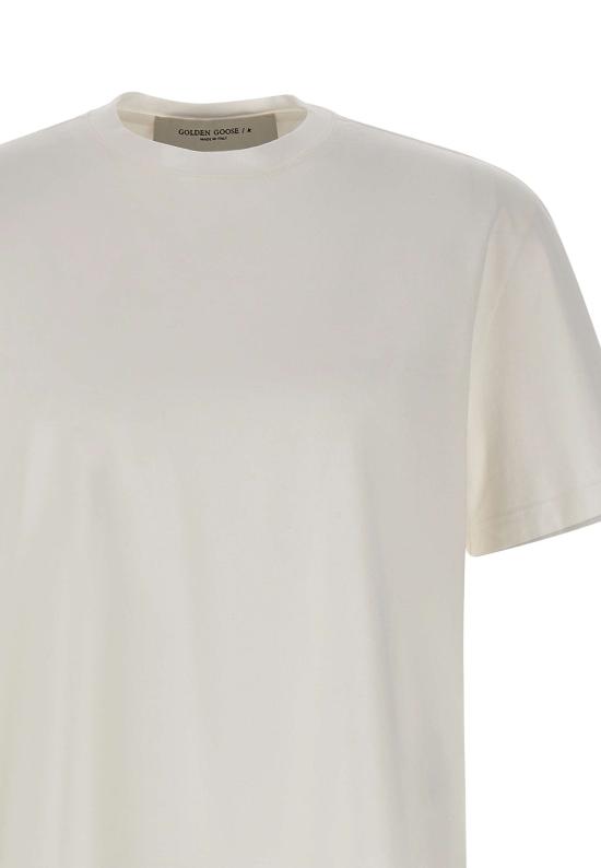 25FW 골든구스 반팔 티셔츠 GMP01220 P00063810363 White - GOLDEN GOOSE