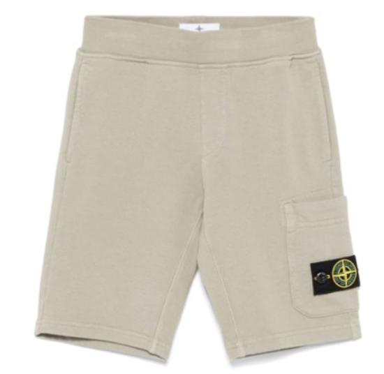 25SS [키즈] 스톤 아일랜드 쇼츠/버뮤다 K1S166200006 S0040V0068 Mud - STONE ISLAND