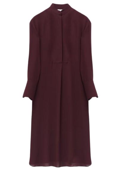 25SS 알렉산더 맥퀸 미디 원피스 813726 QBAAF5006 Purple - ALEXANDER MCQUEEN