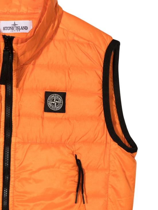 25SS [키즈] 스톤 아일랜드 베스트 7716G0332K V0032 ORANGE - STONE ISLAND
