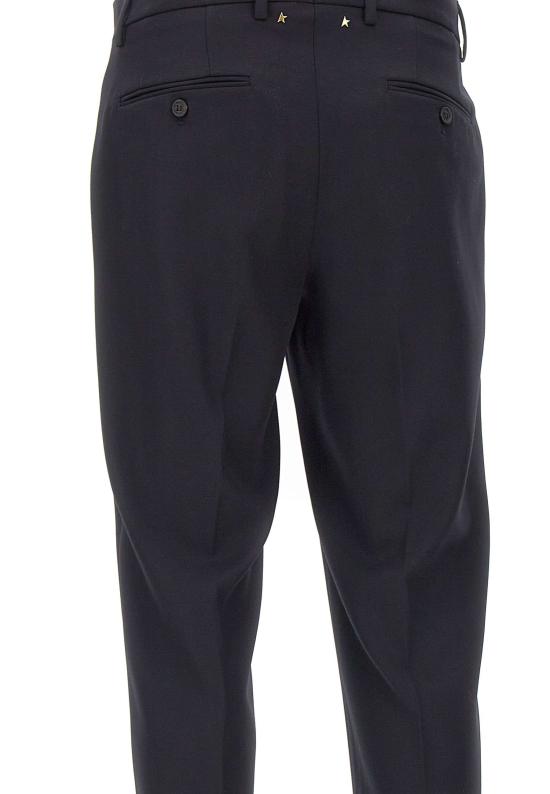 25FW 골든구스 스트레이트 팬츠 GMP00854 P00062050486 Blue - GOLDEN GOOSE