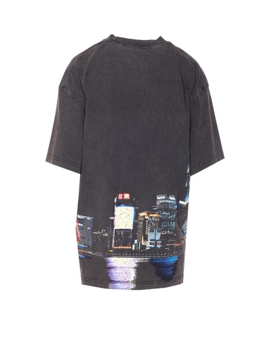 25FW 알렉산더 왕 반팔 티셔츠 UCC3251844011 Black - ALEXANDER WANG