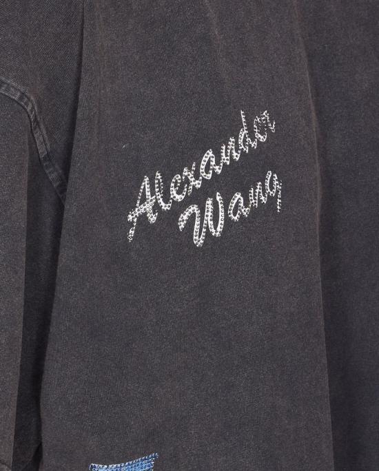 25FW 알렉산더 왕 반팔 티셔츠 UCC3251844011 Black - ALEXANDER WANG