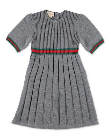  [키즈] 구찌 원피스 787050 XKD511127 Grey red - GUCCI