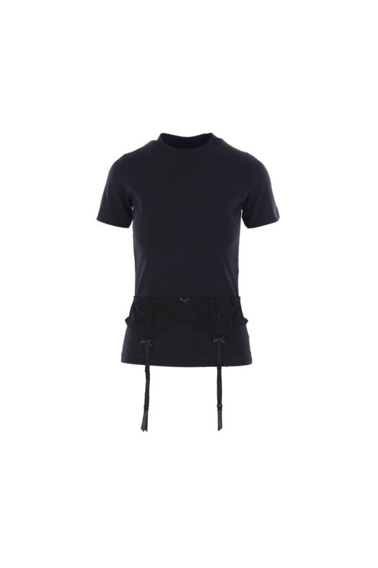 25SS 발렌시아가 반팔 티셔츠 828869TNVB2 1083 Black