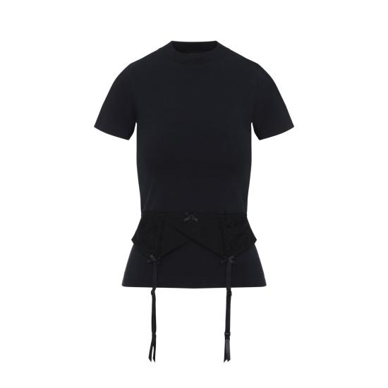 25SS 발렌시아가 반팔 티셔츠 828869TNVB2 1083 Black - BALENCIAGA