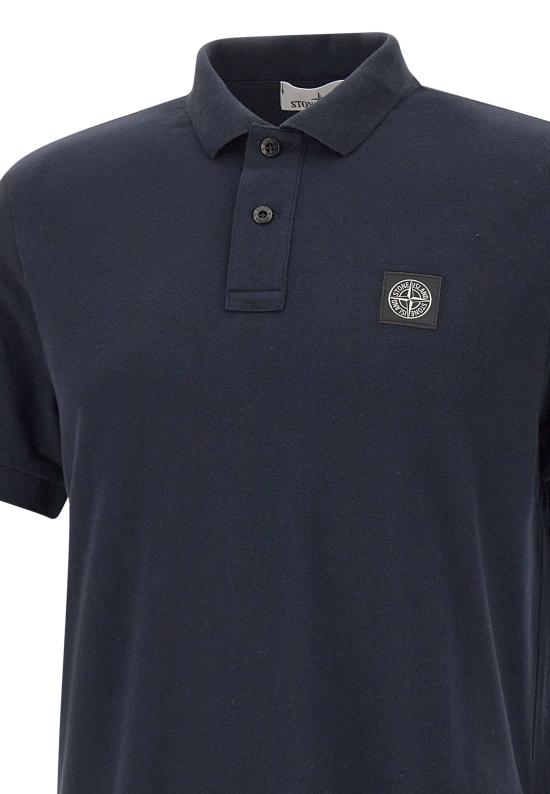 25FW 스톤 아일랜드 폴로 티셔츠 2200005S0017 V0020 Blue - STONE ISLAND