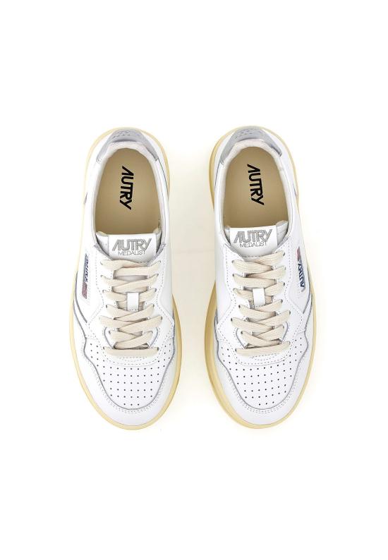 25FW 오트리 스니커즈 PTLW LL05 White - AUTRY