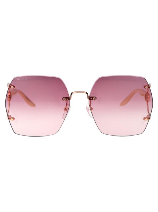 25FW 구찌 안경 GG1562S 004 SUNGLASSES 004 GOLD IVORY VIOLET
