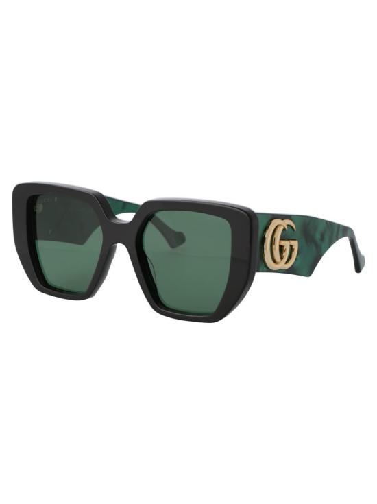 25FW 구찌 안경 GG0956S 001 SUNGLASSES 001 BLACK GREEN GREEN - GUCCI