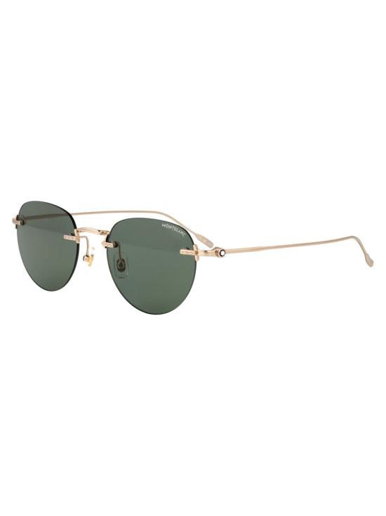 25FW 몽블랑 안경 MB0239S 002 SUNGLASSES Gold - MONTBLANC