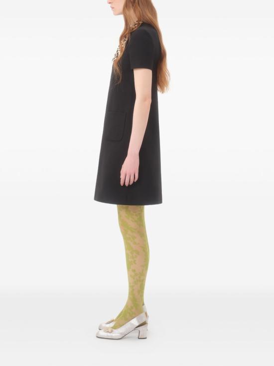 25FW 발렌티노 가라바니 숏 원피스 7B3VAFH5 1CFBNH Nero animalier - VALENTINO GARAVANI