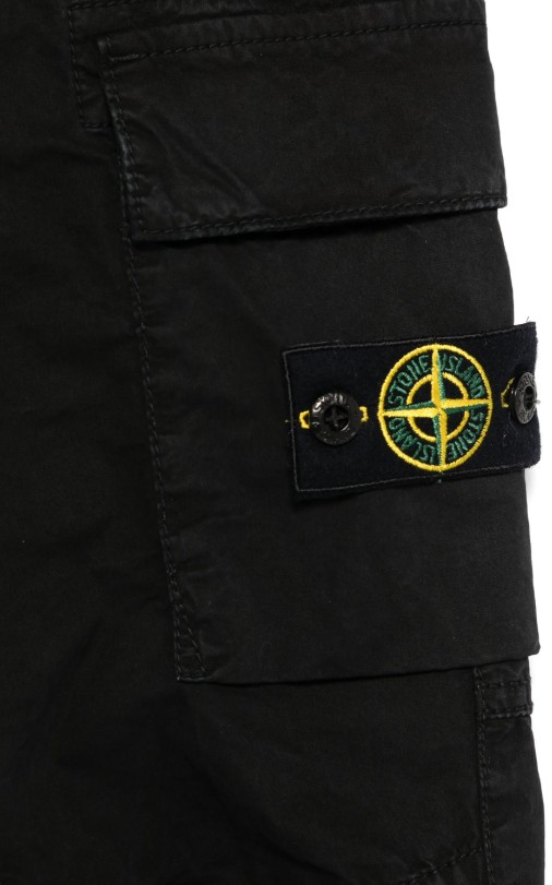 25SS [키즈] 스톤 아일랜드 트레이닝/조거 팬츠 K1S163100006 S0009V0129 Black - STONE ISLAND