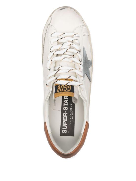 25FW 골든구스 슈퍼스타 스니커즈 GMF00101 F00750882998 White grey brown - GOLDEN GOOSE
