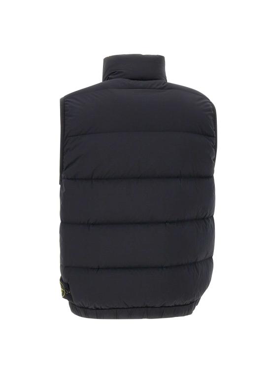 25FW 스톤 아일랜드 심리스 터널 나일론 다운-TC 다운 베스트 G100007S0028 V0029 Black - STONE ISLAND