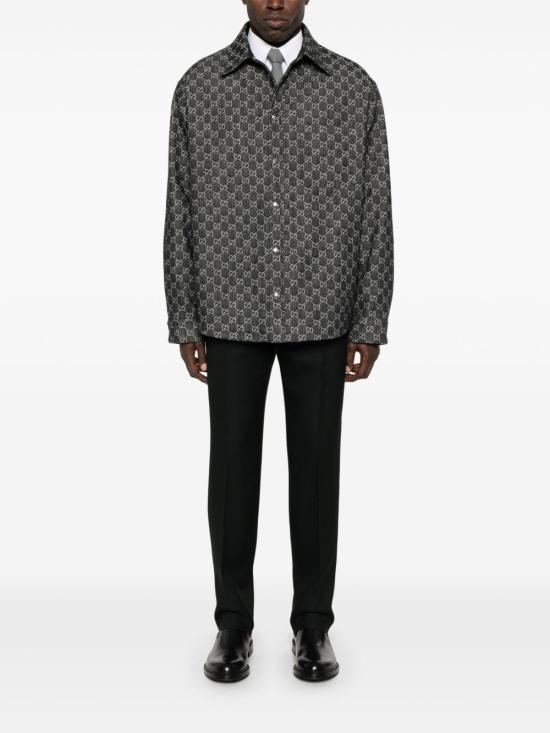 25SS 구찌 테일러드 트라우저 814299 Z7AMR1000 Black - GUCCI