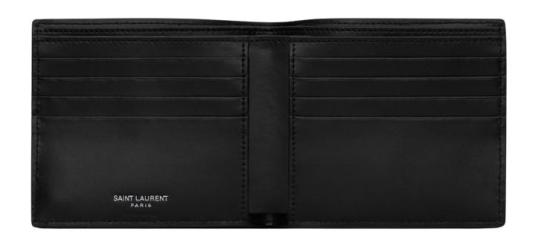  생로랑 남성지갑 607727 1JB0E1000 Black - SAINT LAURENT