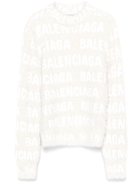24FW 발렌시아가 스웨터 769027 T62309002 White - BALENCIAGA