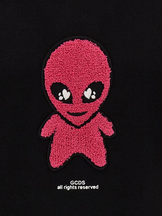  지씨디에스 긴팔 티셔츠 FW23M10019102 Black - GCDS